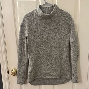 Stio Women's Heathered Gray Turtleneck Sweater